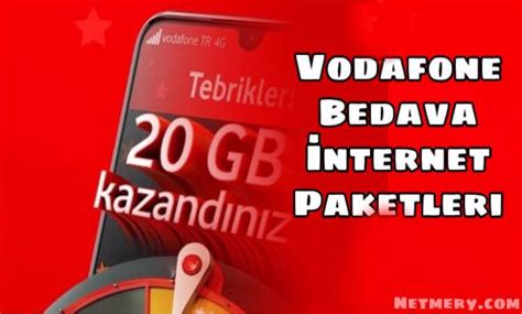 Vodafone Bedava İnternet Paketleri